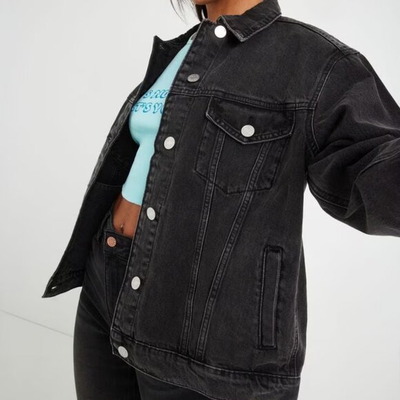 Garage Jackets & Blazers - Garage - boyfriend fit denim jacket